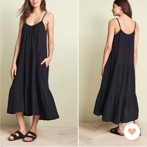 XIRENA ruby dress size S NWT black gauze